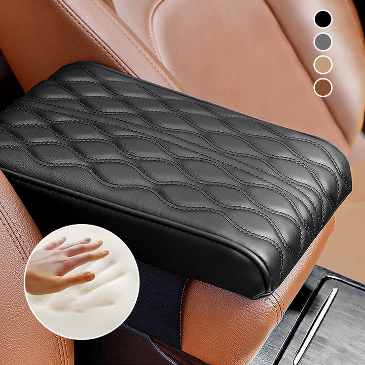 Memory foam armlene til bil i premium mikrofiberskinn for økt kjørekomfort på veien.