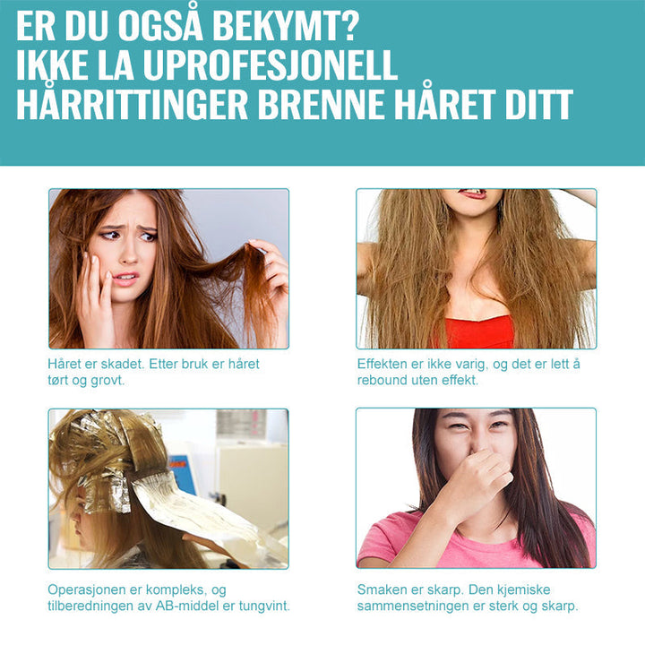 Hårrettingkrem for langvarig glatt hår. Gir intens fuktighet og naturlig glans.