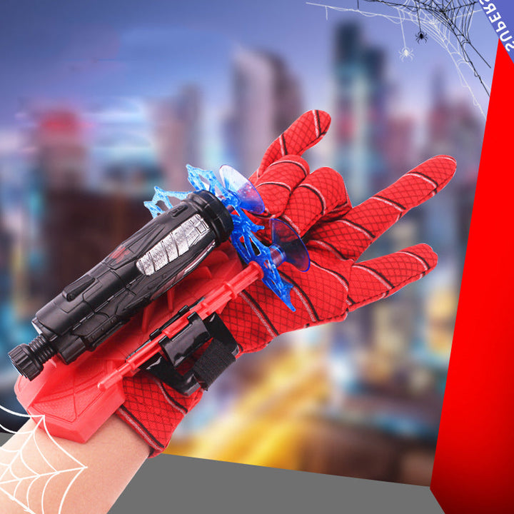 Spider-Man myk bombekaster for barn, perfekt til rollespill og superheltlek utendørs.