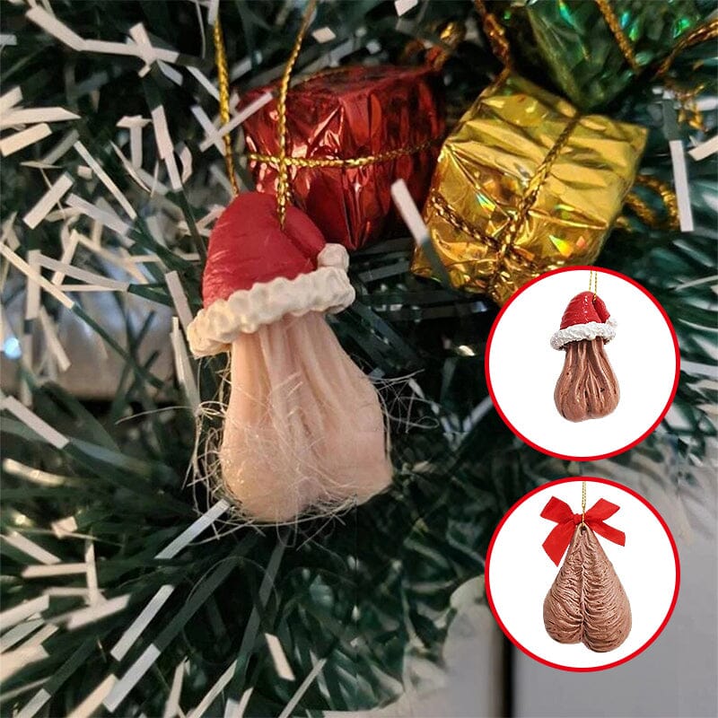 Morsom 3D juletrepynt: unik julekule for latter, perfekt som gavespøk til julefest.