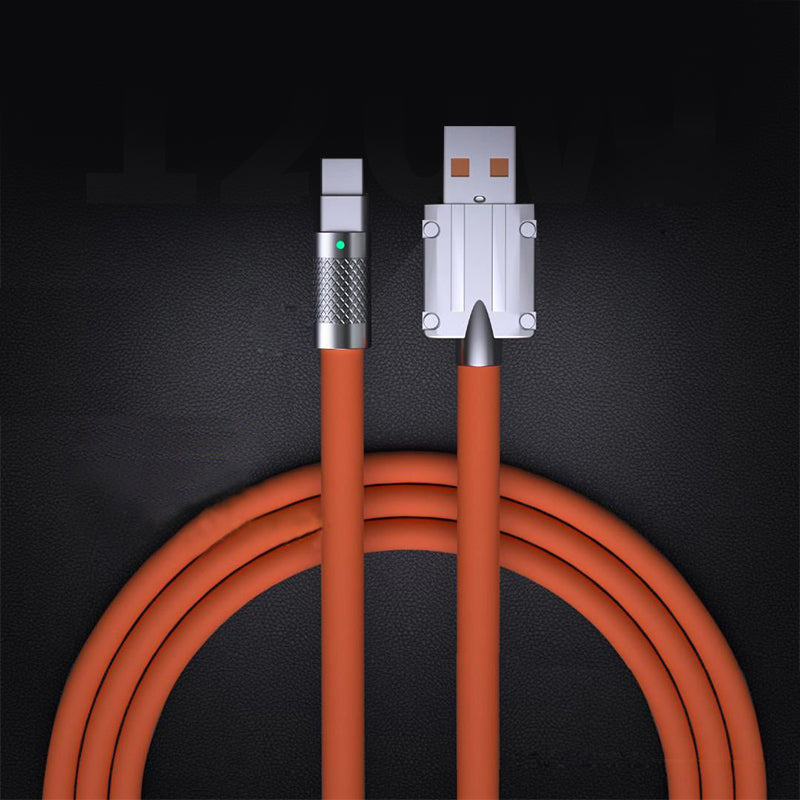 Optimal mobilkabel: Slitesterk, Type-C til Lightning, for pålitelig hurtiglading.