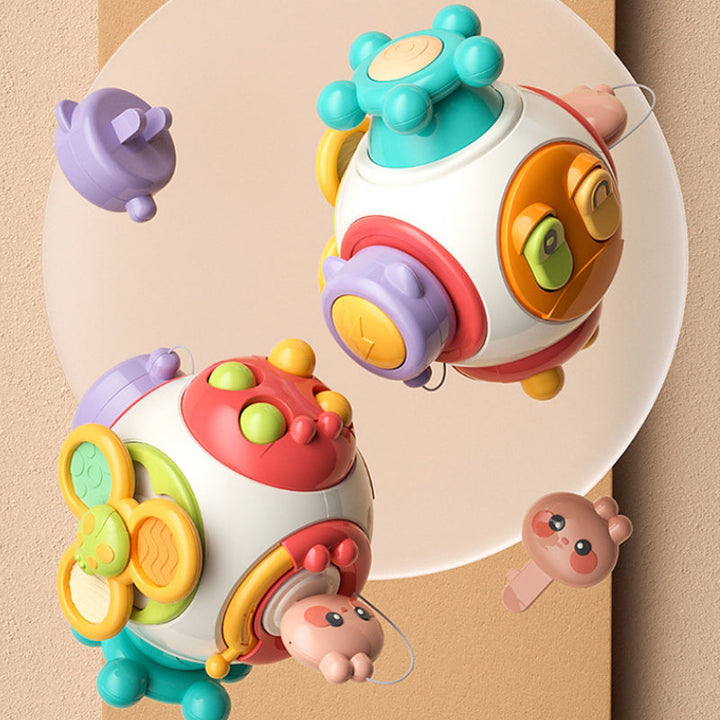 Montessori aktivitetsboks for baby & småbarn. Trener finmotorikk & sensoriske ferdigheter, pedagogisk utviklingsleke.