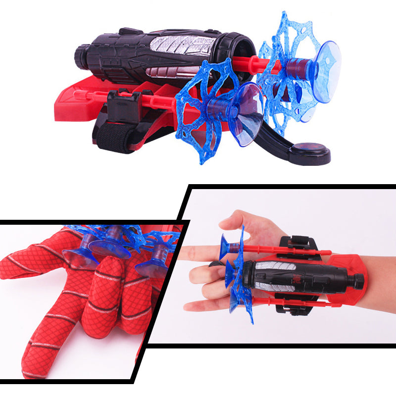 Spider-Man myk lekebombekaster i levende farger, designet for trygg utendørs lek og moro.