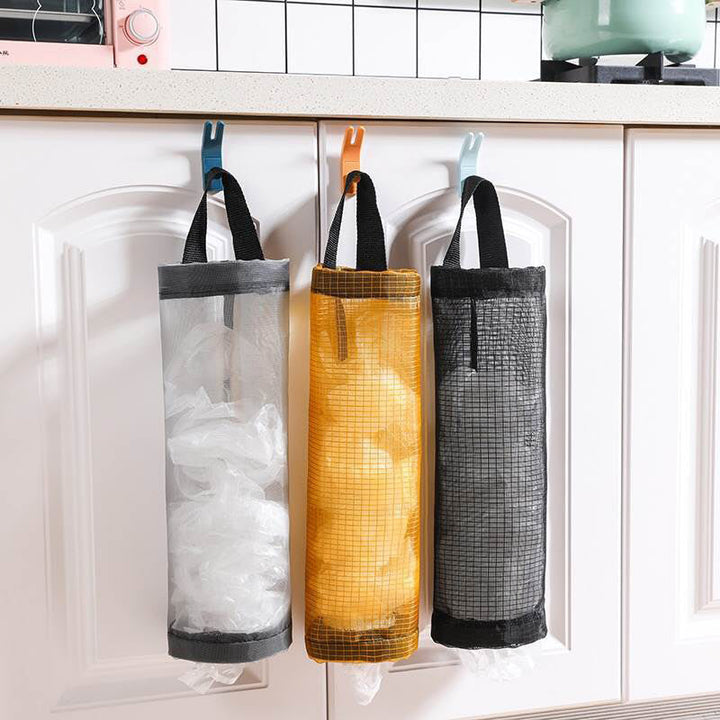 Ryddig oppbevaring av plastposer; hold kjøkkenet ryddig med denne praktiske holderen.