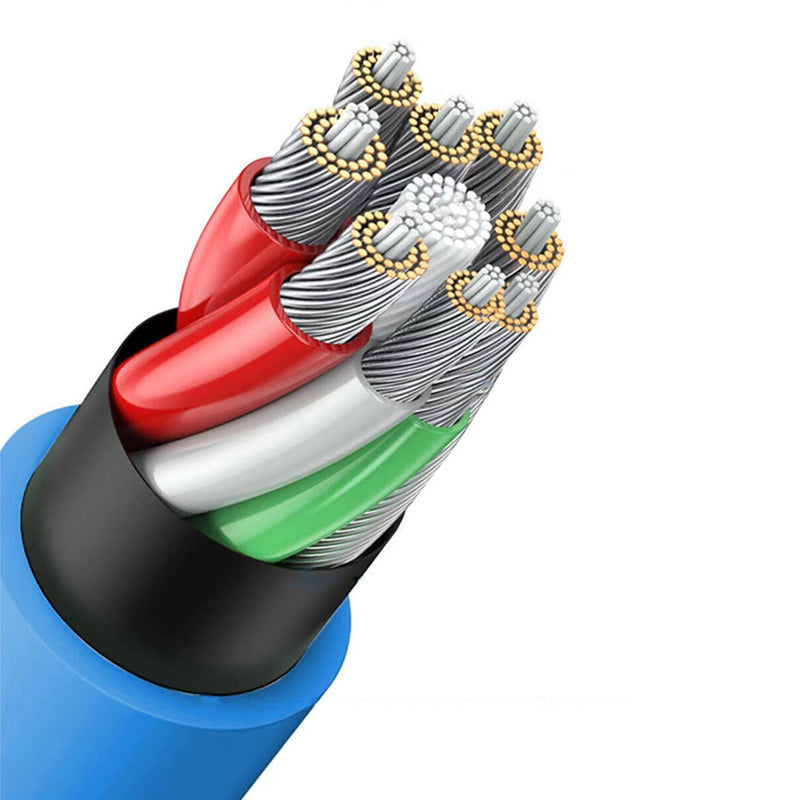 Slitesterk hurtigladerkabel Type-C til Lightning for telefon.