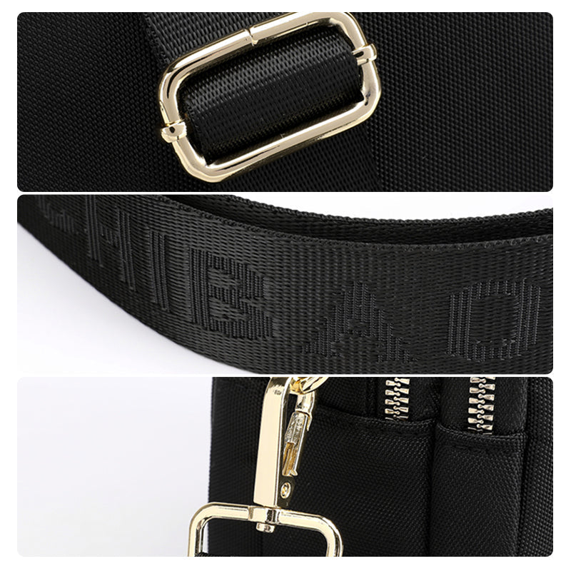 Allsidig dame skulderveske i vanntett nylon, ideell gave for den motebevisste.