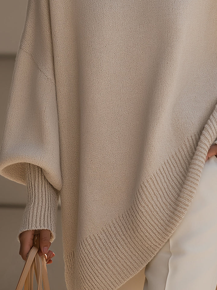 Komfortabel oversized dame topp, ideell for kvinner som søker avslappet og moderne stil.