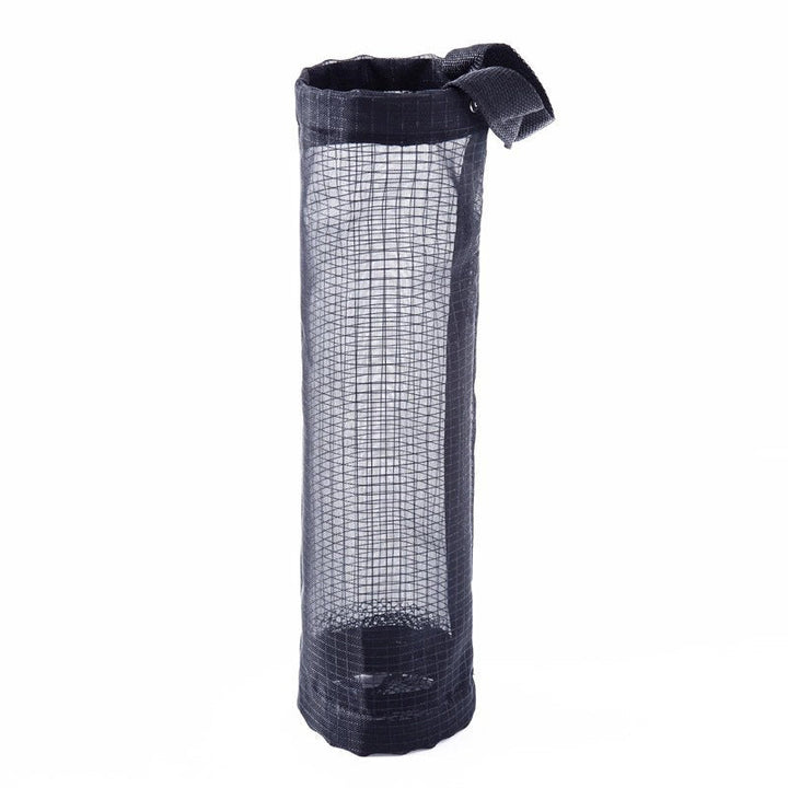 Smart løsning for oppbevaring av plastposer under vasken eller på veggen.