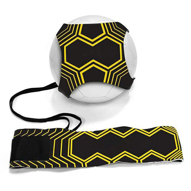 Unisex treningshjelpemiddel for fotball; styrk pasninger, mottak og ballkontroll alene.