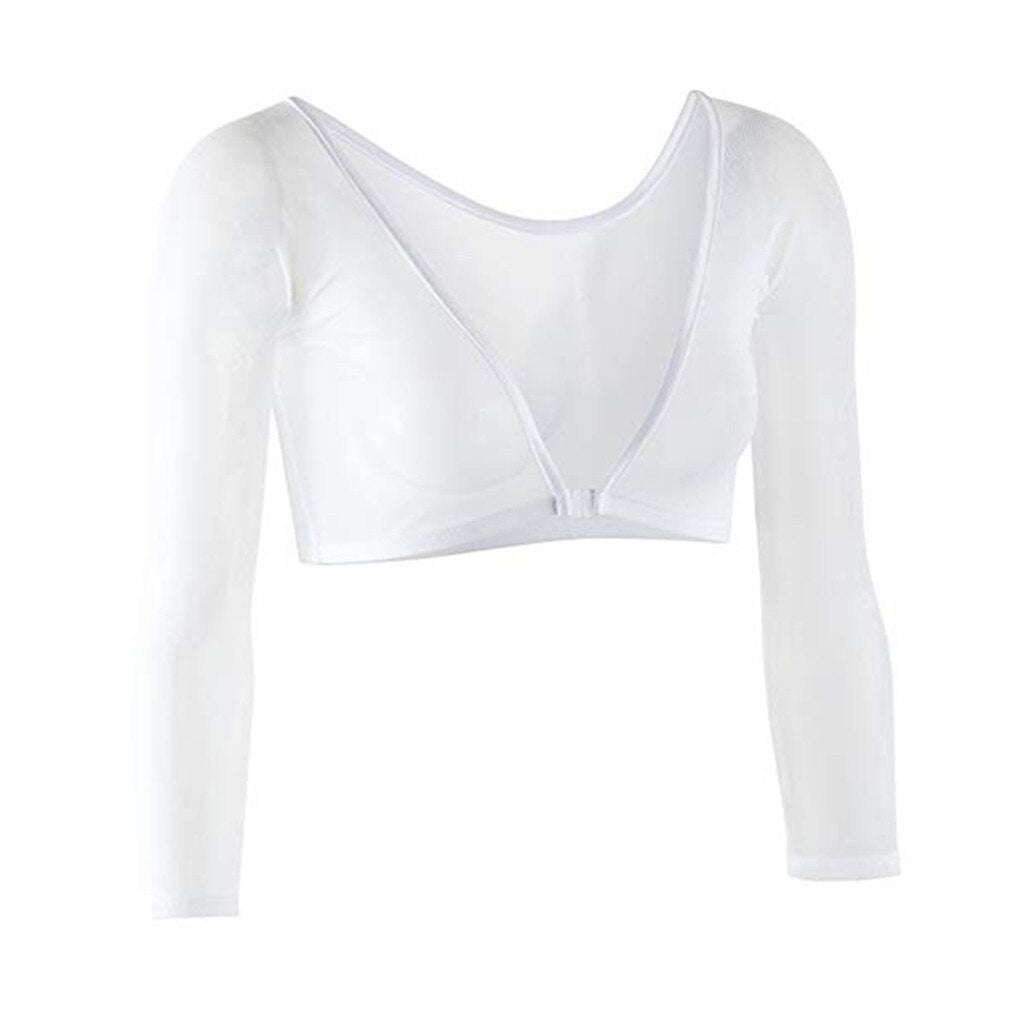 Kvinnelig sømløs armformer designet for å gi glatte og tonede armer. Essensielt shapewear for selvtillit.