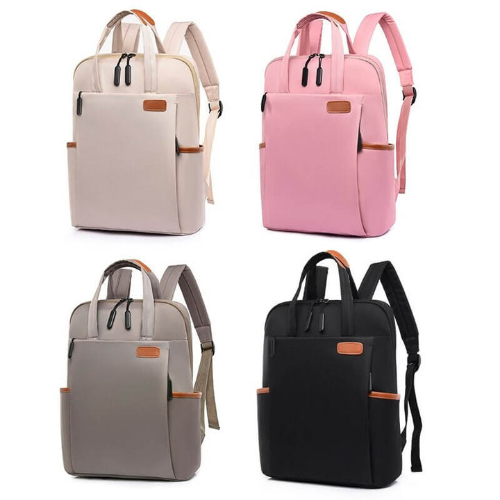 Moderne unisex tyverisikker ryggsekk, Oxford stoff, ideell for jobb, reise og dagstur.