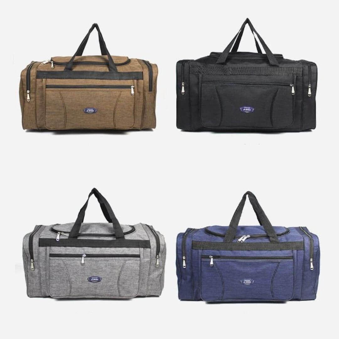 Robust unisex reiseduffelbag i polyester. Stor kapasitet for alle reiser og eventyr, vanntett design.