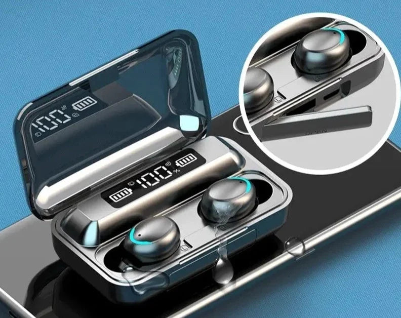 Vanntette trådløse ørepropper med touchkontroll for frihet, optimal for mobilbruk og aktiv livsstil.