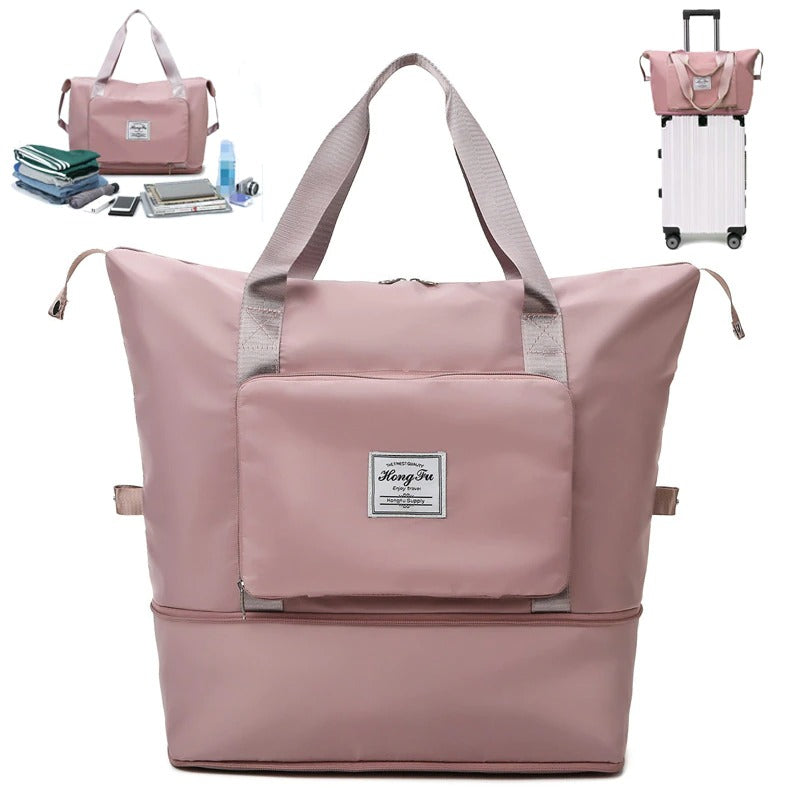 Lettvekts reiseveske med mange rom for organisering. Ideell for weekendtur og som personlig bag. [[lstfy-media:7]]
