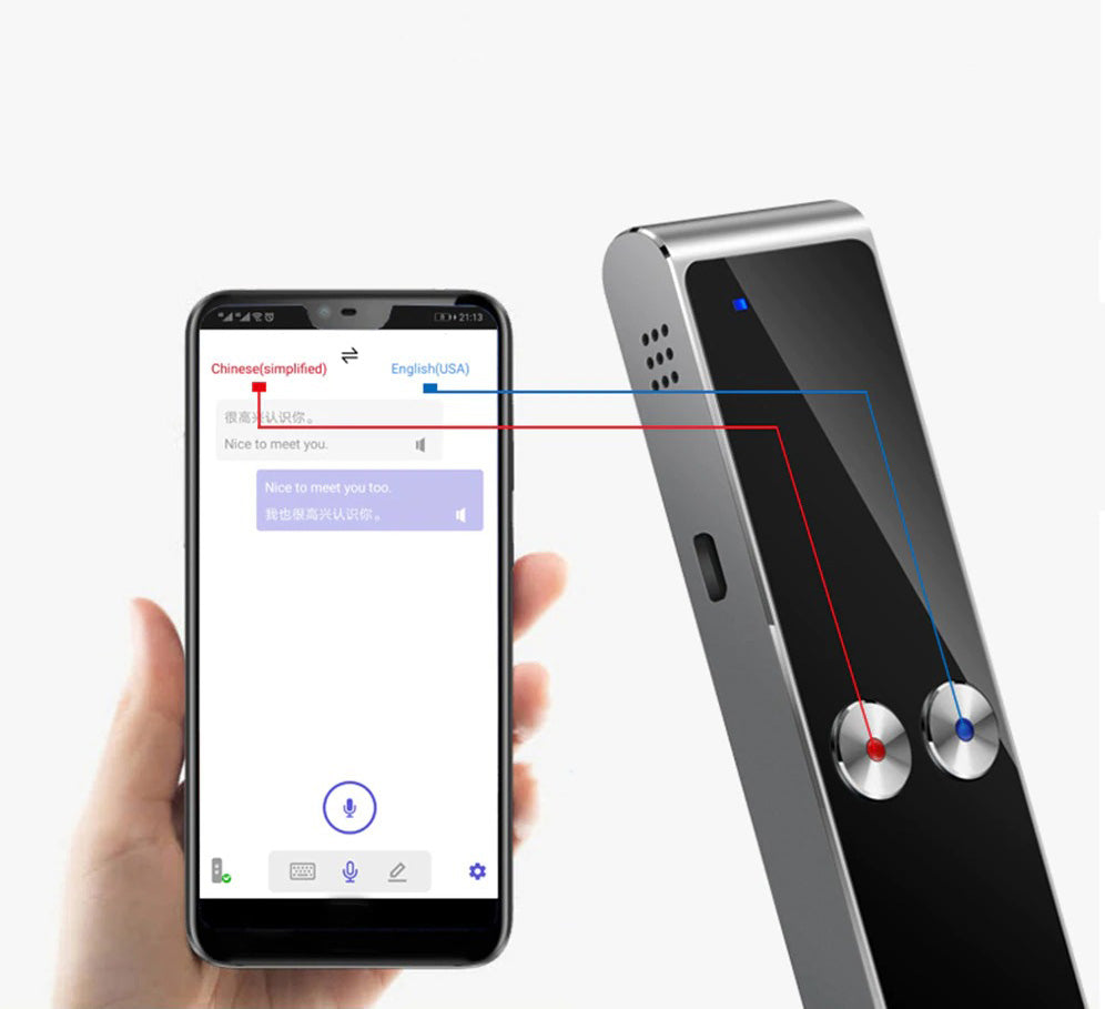 Aldri mer språkproblemer! Denne mobile oversetteren sikrer enkel kommunikasjon på din neste reise.