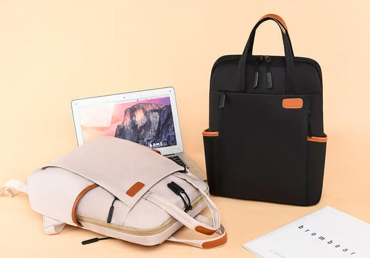Sikker unisex ryggsekk med tyverisikre glidelåser, perfekt for urbane dagsturer og reise.