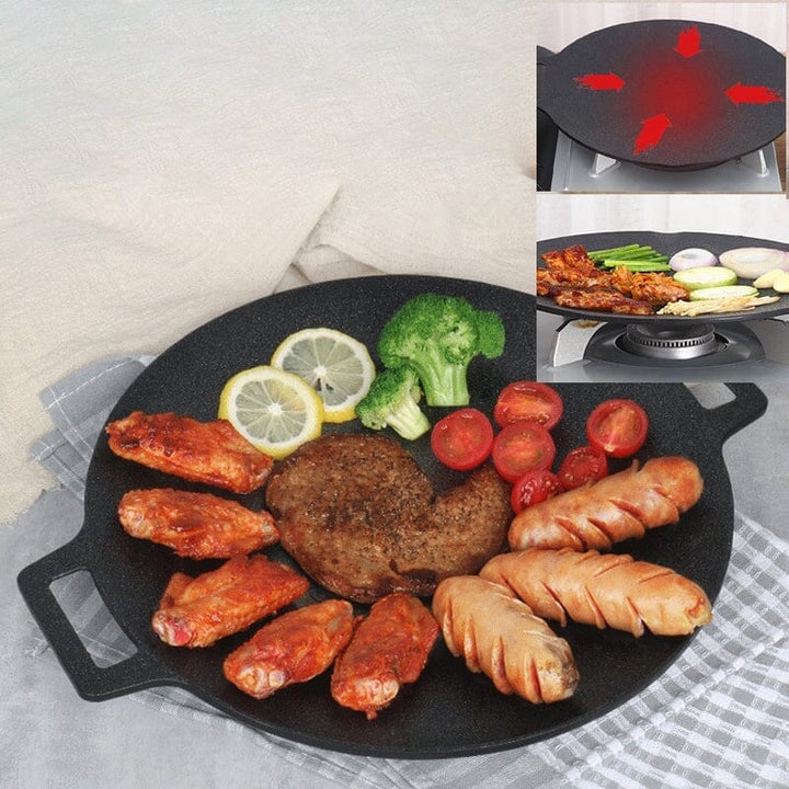 Slitesterk non-stick stekepanne for kjøkkenet, perfekt for sunn matlaging og enkel rengjøring.