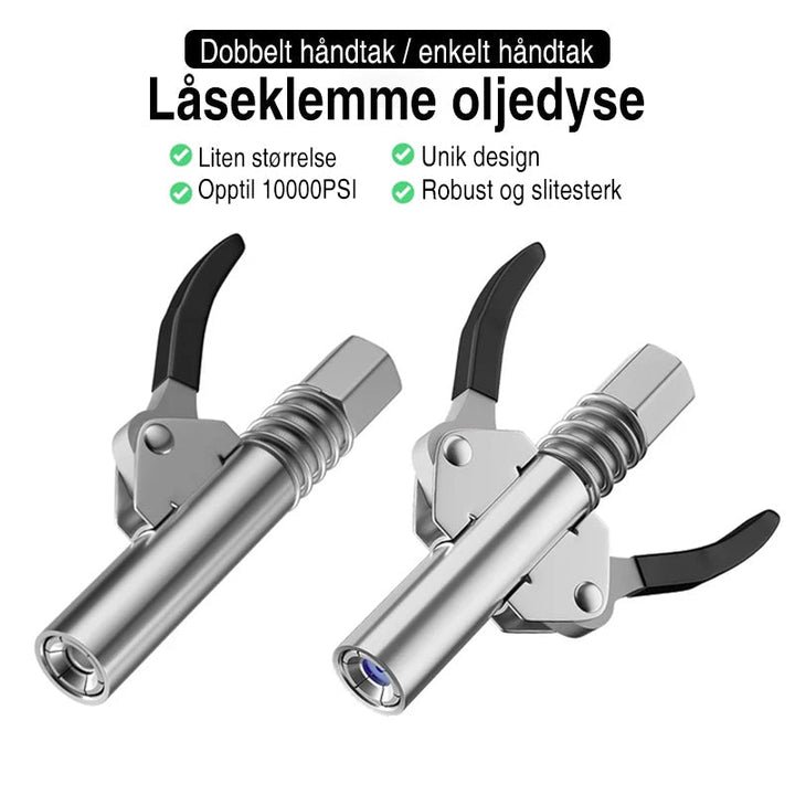 Allsidig smøredyse som passer til ulike smøreoppgaver i verksted, landbruk og industri.