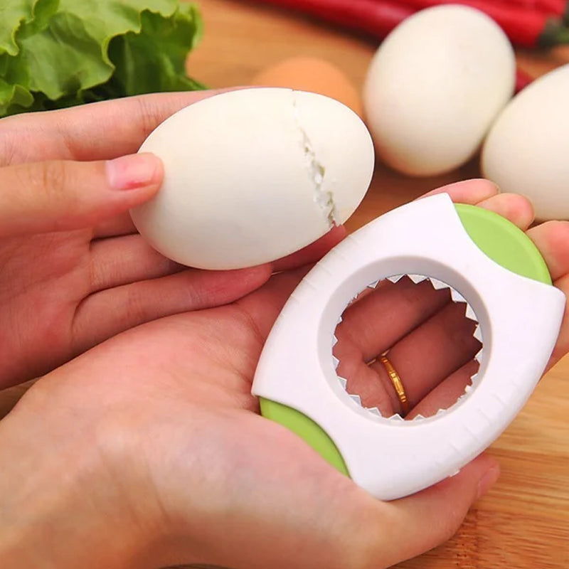 Enkel eggeåpner for rask og perfekt kapping av eggeskall. Effektivt kjøkkenutstyr til frokostegg.