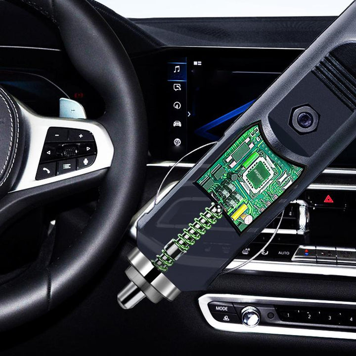 Kompakt bildel: 12V luftpumpe som fyller dekk raskt med digital nøyaktighet og auto-stopp.