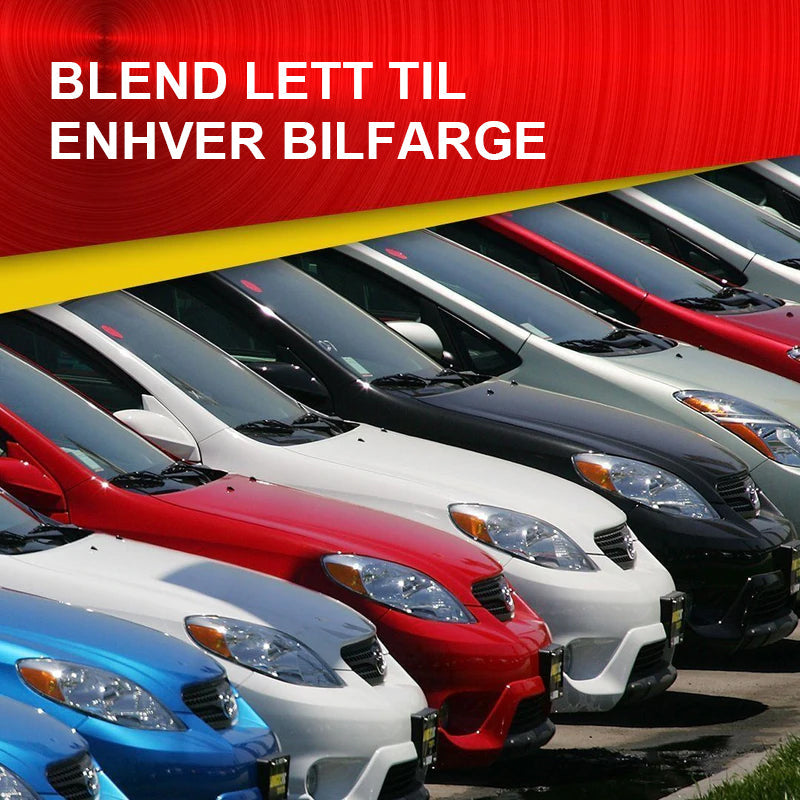 Detalj av ripefri biloverflate behandlet med Bil Ripefjerner Nano Spray for glans og vedlikehold.