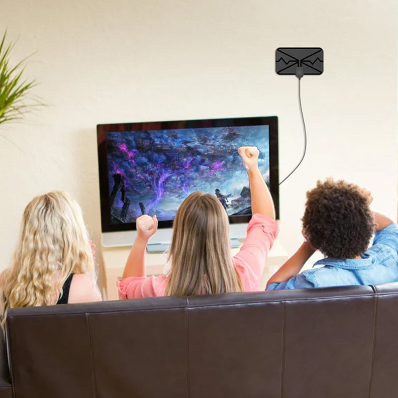 Digital 4K HDTV-antenne for skarpe, lokale kanaler og gratis TV-mottak.
