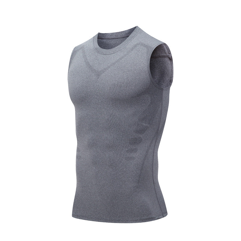 Aktiv herre vest for løping og trening. Slim fit, stretch og hurtigtørkende materiale for topp ytelse.