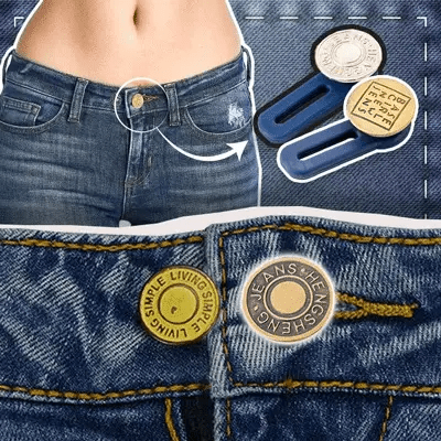Diskret justerbar midjeknapp. Gir dine bukser, jeans og skjørt perfekt passform og et pent utseende.