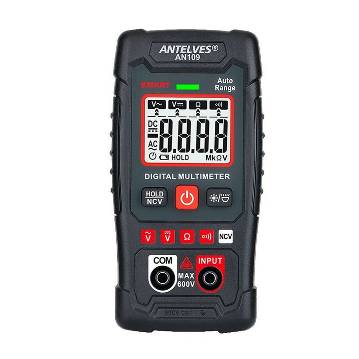 Høykvalitets digitalt multimeter, elektronikk testutstyr for spenning, strøm, motstand. Med EBTN LCD og True RMS.
