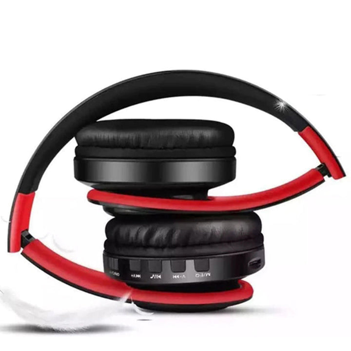 Avanserte unisex hodetelefoner med Bluetooth, RGB-lys, støyreduksjon for musikk og samtaler.