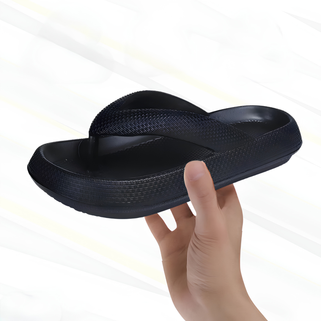 Sklisikre unisex sommerflip-flops, perfekte for hverdag og fritid. Ergonomisk design for fotsmerter.