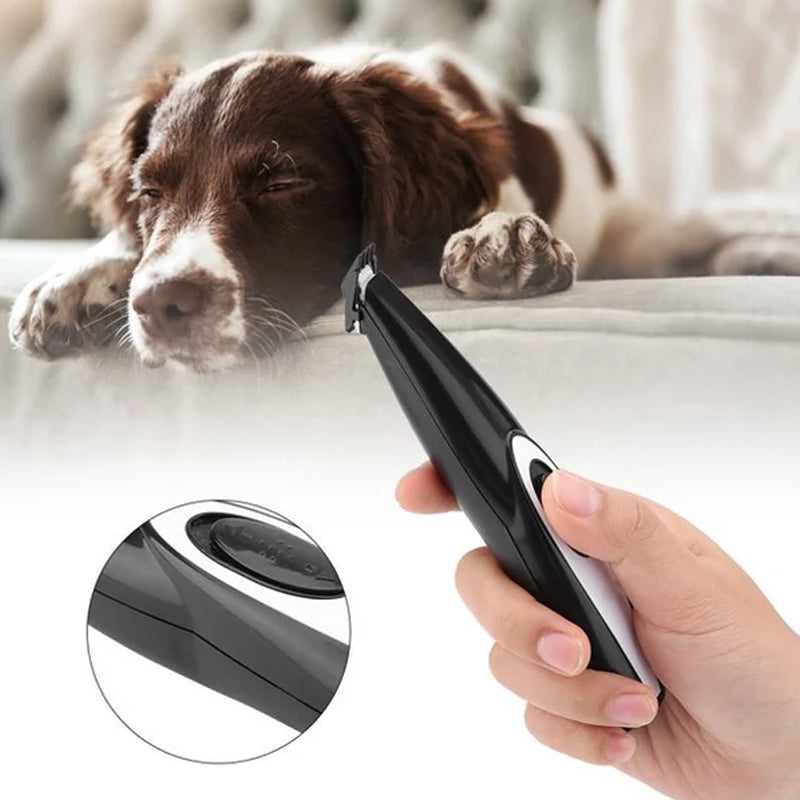 Mini hårtrimmer for kjæledyr, stille og trygg pelspleie for hund og katt.