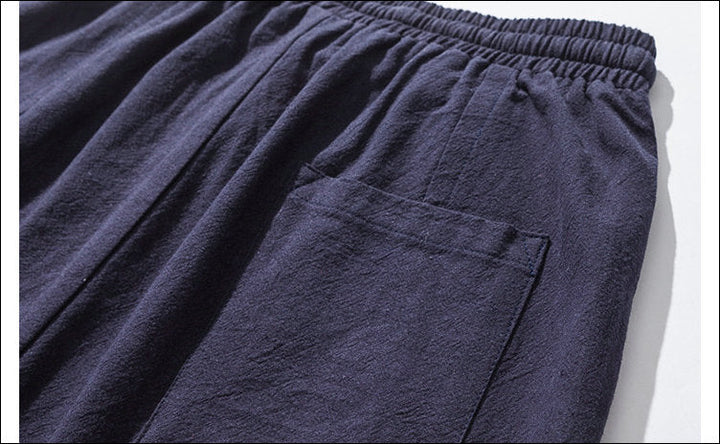 Moderne herremote: Løse harembukser, en komfortabel og trendy joggebukse for hverdagsbruk.