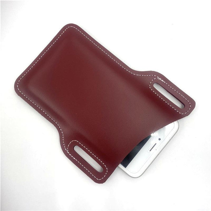 Klassisk retro mobiltelefon belteveske i PU-skinn, unisex og svært praktisk.