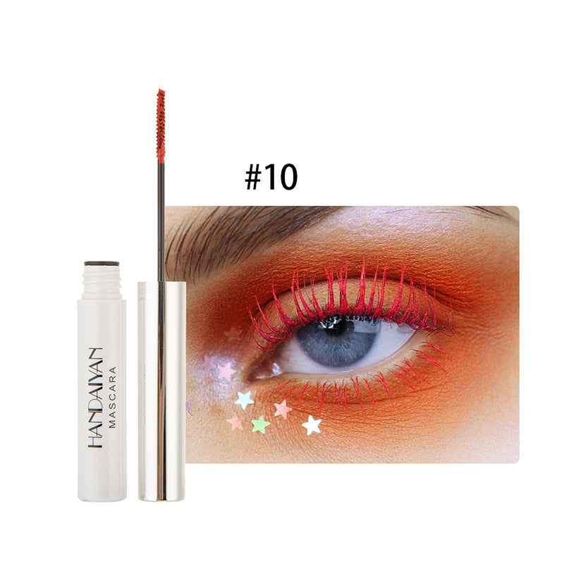 Vannfast fargerik mascara. Holder hele dagen, uten flekker, i 12 flotte farger.