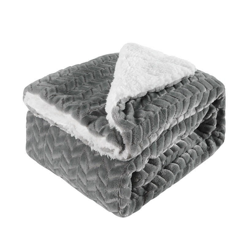 Varmt damepledd i myk microfiber, perfekt som sofateppe og dekorpledd for stuen.