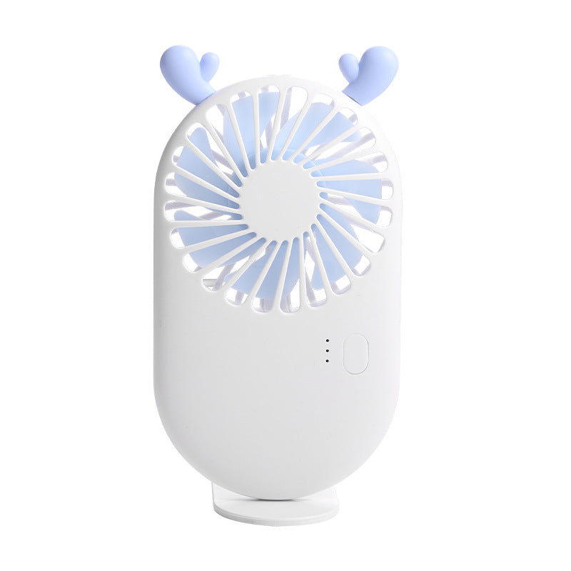 Elegant og stillegående personlig minivifte med USB, ideell for kvinner på kontoret eller under studier.
