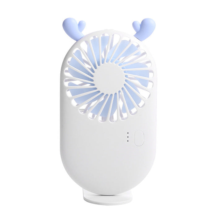 Elegant og stillegående personlig minivifte med USB, ideell for kvinner på kontoret eller under studier.