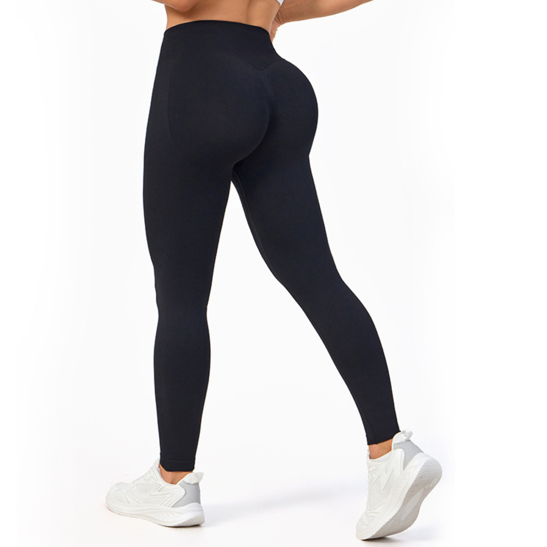 Yogabukser for kvinner med høyt liv, tilbyr en perfekt balanse mellom stil, komfort og ytelse.