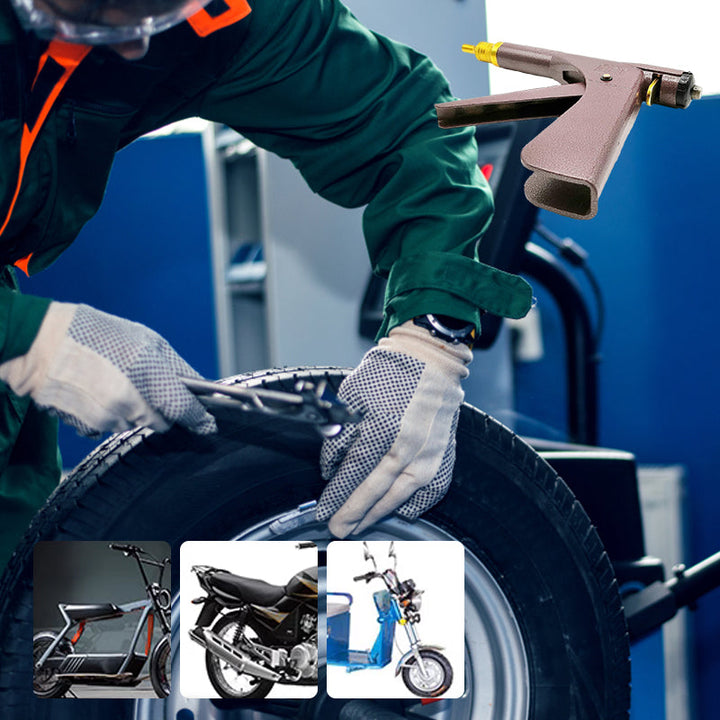 Robust dekkreparasjonsverktøy; en dekkpistol for slangeløse dekk, perfekt for motorsykkel- og bilreparasjon.