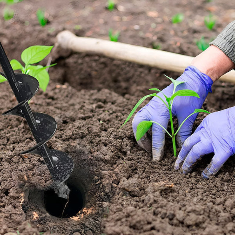 Hageskrue for boremaskin: Effektivt verktøy for enkel og rask planting i hagen.