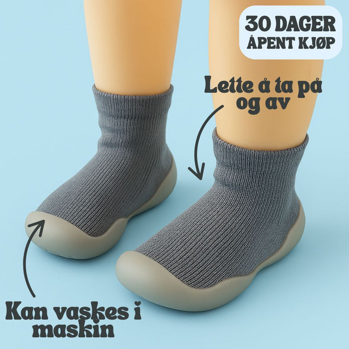Slitesterke, vaskbare småbarnssko med ergonomisk design for sunn gange og ubegrenset utelek. Perfekt for aktive barn.