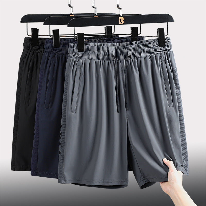 Herreklær: Komfortabel elastisk shorts for menn, ideell for sommer, trening og hverdagsbruk.