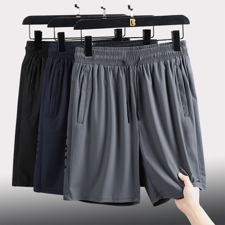 Herreklær: Komfortabel elastisk shorts for menn, ideell for sommer, trening og hverdagsbruk.