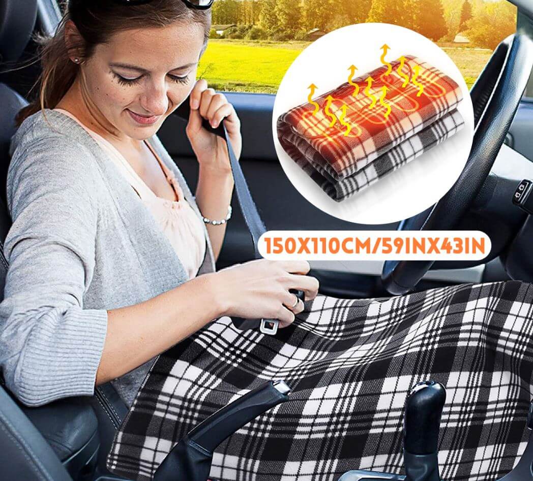 Effektivt varmeteppe i myk fleece, perfekt for å bekjempe kaldt vær og øke hyggen.