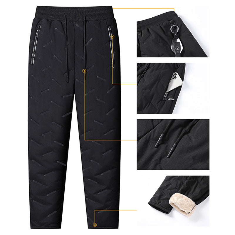 Varm og slitesterk fleecebukse, ideell for utendørsaktiviteter og kalde vinterdager. Unisex.