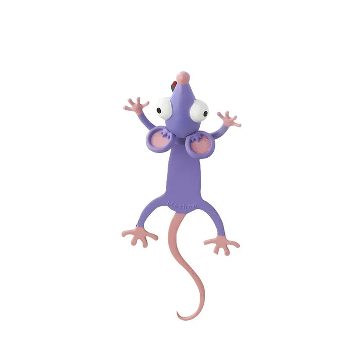 Bokmerke med en nysgjerrig ape i 3D-design, morsomt og funksjonelt for alle lesere.