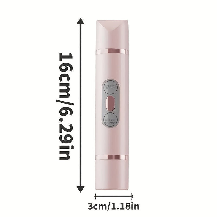 PureSilk trådløs kvinnetrimmer for rask og skånsom hårfjerning, gir glatt hud, reisevennlig design.