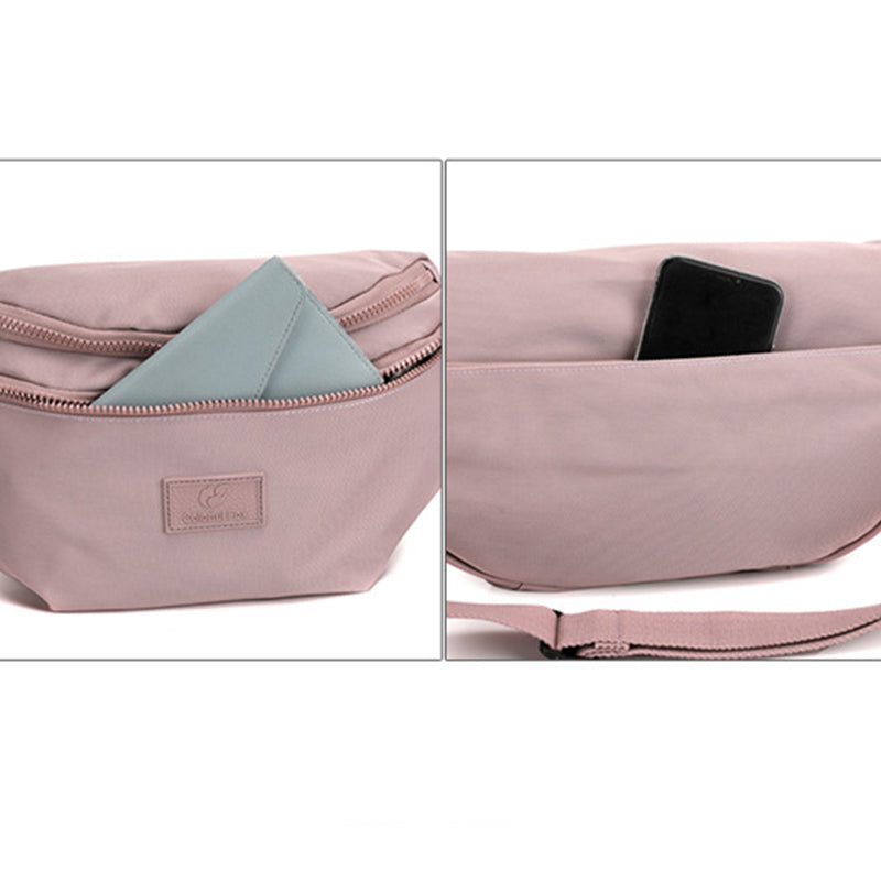 Robust rumpetaske i nylon for damer, perfekt for gymmen eller en tur i naturen.