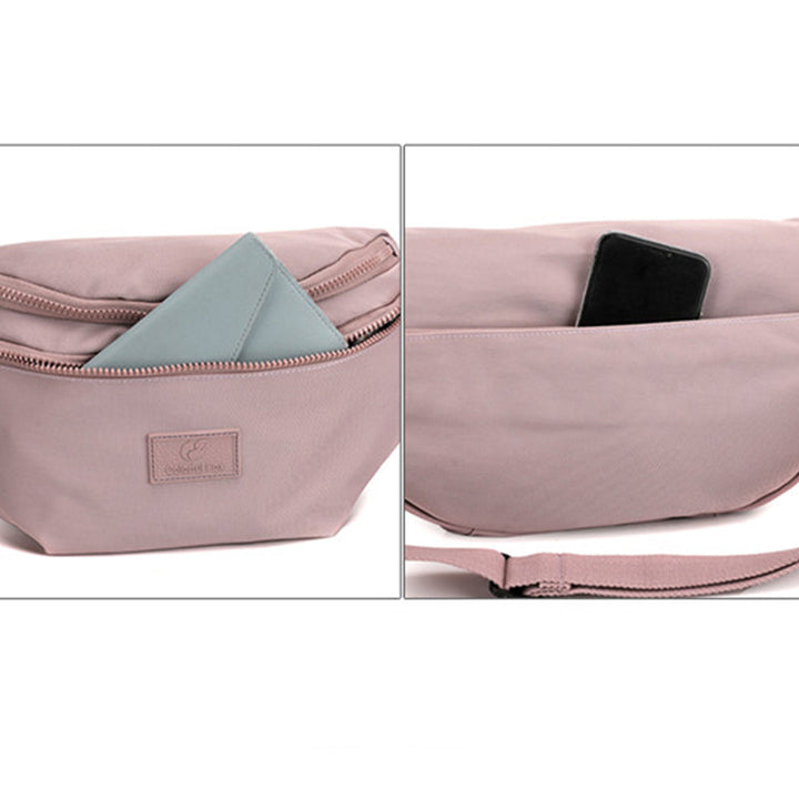Robust rumpetaske i nylon for damer, perfekt for gymmen eller en tur i naturen.